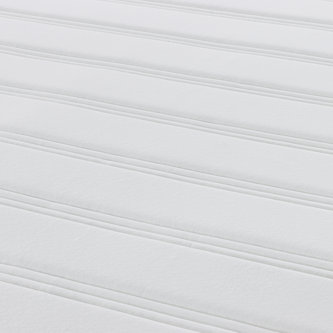 vidaXL Light Grey Pocket Spring Mattress - Medium - 90x190x20 cm Fabric