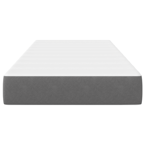 vidaXL Light Grey Medium Pocket Spring Mattress - 90x200x20 cm Fabric