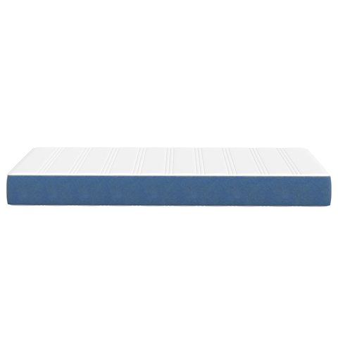 vidaXL Blue Pocket Spring Mattress - Medium, 90x200x20 cm, Fabric