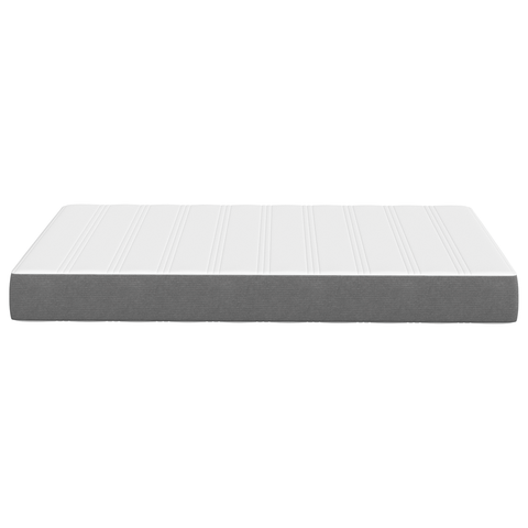 vidaXL Pocket Spring Bed Mattress - Light Grey, Medium, 120x200x20 cm, Fabric