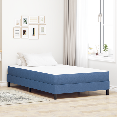 vidaXL Pocket Spring Bed Mattress in Blue, Medium, 120x200x20 cm, Fabric