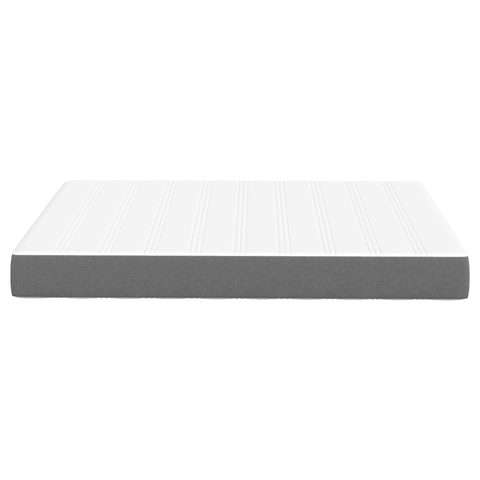vidaXL Pocket Spring Bed Mattress in Light Grey - Medium firmness, 140x190x20 cm, Fabric