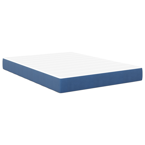 vidaXL Pocket Spring Bed Mattress - Blue, Medium, 140x190x20 cm, Fabric
