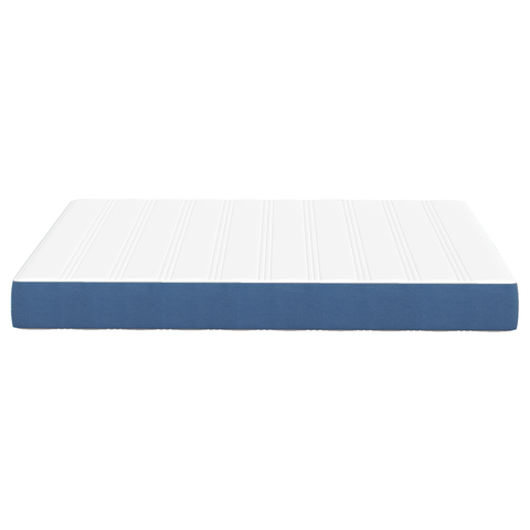 vidaXL Blue Medium Pocket Spring Mattress, 140x200x20 cm, Fabric