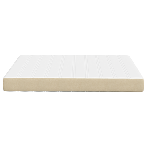 vidaXL Pocket Spring Bed Mattress in Light Green and Grey, Medium Firmness, 140x200x20 cm Fabric