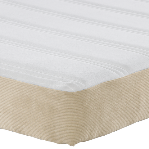 vidaXL Pocket Spring Bed Mattress - Light Green and Grey, Medium-Firm, 160x200x20 cm Fabric