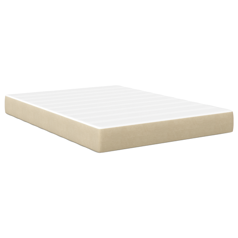 vidaXL Pocket Spring Bed Mattress - Light Green and Grey, Medium-Firm, 160x200x20 cm Fabric