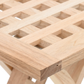 vidaXL Coffee Table Foldable 33x33x40,5 cm Solid Wood Walnut