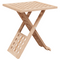 vidaXL Coffee Table Foldable 33x33x40,5 cm Solid Wood Walnut