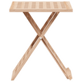 vidaXL Coffee Table Foldable 33x33x40,5 cm Solid Wood Walnut