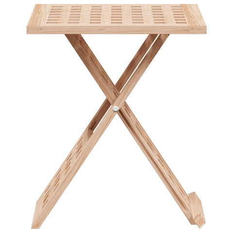 vidaXL Coffee Table Foldable 33x33x40,5 cm Solid Wood Walnut