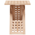 vidaXL Coffee Table Foldable 33x33x40,5 cm Solid Wood Walnut