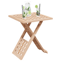 vidaXL Coffee Table Foldable 33x33x40,5 cm Solid Wood Walnut