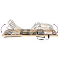 vidaXL Electric Slatted Bed Base 39 Slats 7 Zones 70x190 cm