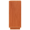 vidaXL Sideboard with Shelf with Storage with Door Wax brown Solid pine wood
