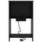 vidaXL Bedside Cabinet 2 pcs Black oak 38 x 31 x 61 cm Engineered wood