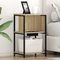 vidaXL Bedside Cabinet Sonoma oak 38 x 31 x 61 cm Engineered wood