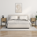 vidaXL Bedside Cabinet Sonoma oak 38 x 31 x 61 cm Engineered wood