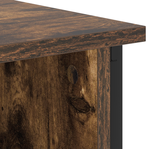 vidaXL Bedside Cabinet 2 pcs Smoked oak 38 x 31 x 61 cm