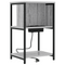 vidaXL Bedside Cabinet Grey sonoma 38 x 31 x 61 cm Engineered wood