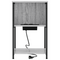 vidaXL Bedside Cabinet Grey sonoma 38 x 31 x 61 cm Engineered wood