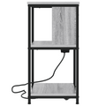 vidaXL Bedside Cabinet Grey sonoma 38 x 31 x 61 cm Engineered wood