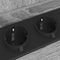 vidaXL Bedside Cabinet 2 pcs Grey sonoma 38 x 31 x 61 cm