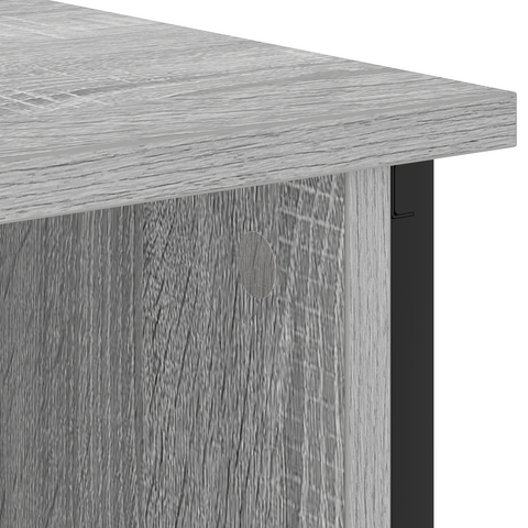 vidaXL Bedside Cabinet 2 pcs Grey sonoma 38 x 31 x 61 cm