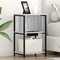 vidaXL Bedside Cabinet 2 pcs Grey sonoma 38 x 31 x 61 cm