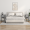 vidaXL Bedside Cabinet 2 pcs Grey sonoma 38 x 31 x 61 cm