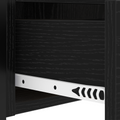 vidaXL Bedside Cabinet 2 pcs Black oak 40 x 31 x 60 cm Engineered wood