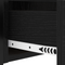 vidaXL Bedside Cabinet 2 pcs Black oak 40 x 31 x 60 cm Engineered wood