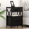 vidaXL Bedside Cabinet 2 pcs Black oak 40 x 31 x 60 cm Engineered wood