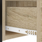 vidaXL Bedside Cabinet Sonoma oak 40 x 31 x 60 cm Engineered wood