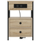 vidaXL Bedside Cabinet Sonoma oak 40 x 31 x 60 cm Engineered wood
