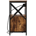 vidaXL Bedside Cabinet with Drawer 2 pcs Smoked oak 40 x 31 x 60 cm
