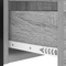 vidaXL Bedside Cabinet with Drawer 2 pcs Grey sonoma 40 x 31 x 60 cm