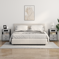 vidaXL Bedside Cabinet with Drawer 2 pcs Grey sonoma 40 x 31 x 60 cm