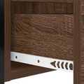 vidaXL Bedside Cabinet 2 pcs Brown oak 40 x 31 x 60 cm Engineered wood