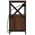 vidaXL Bedside Cabinet 2 pcs Brown oak 40 x 31 x 60 cm Engineered wood
