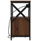 vidaXL Bedside Cabinet 2 pcs Brown oak 40 x 31 x 60 cm Engineered wood