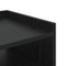 vidaXL Bedside Cabinets with Shelf with Storage 2 pcs Black oak Engineered wood
