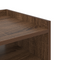 vidaXL Bedside Cabinets with Shelf with Storage 2 pcs Brown oak Engineered wood