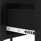 vidaXL Bedside Cabinets with Drawer 2 pcs Black oak 42 x 41 x 61 cm