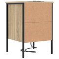 vidaXL Bedside Cabinets with Drawer 2 pcs Sonoma oak 42 x 41 x 61 cm