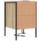vidaXL Bedside Cabinets with Drawer 2 pcs Sonoma oak 42 x 41 x 61 cm