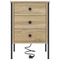 vidaXL Bedside Cabinets with Drawer 2 pcs Sonoma oak 42 x 41 x 61 cm