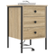 vidaXL Bedside Cabinets with Drawer 2 pcs Sonoma oak 42 x 41 x 61 cm