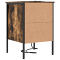 vidaXL Bedside Cabinets with Drawer 2 pcs Smoked oak 42 x 41 x 61 cm