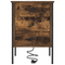 vidaXL Bedside Cabinets with Drawer 2 pcs Smoked oak 42 x 41 x 61 cm